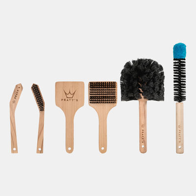 Peaty’s Peaty's Bicycle Brush Set (Bog / Detail / Drivetrain / Tyre) Multi