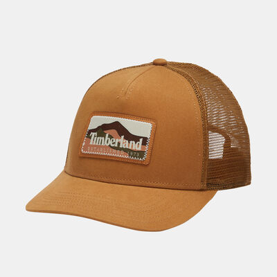 Timberland Mountain Patch Trucker Cap Yellow