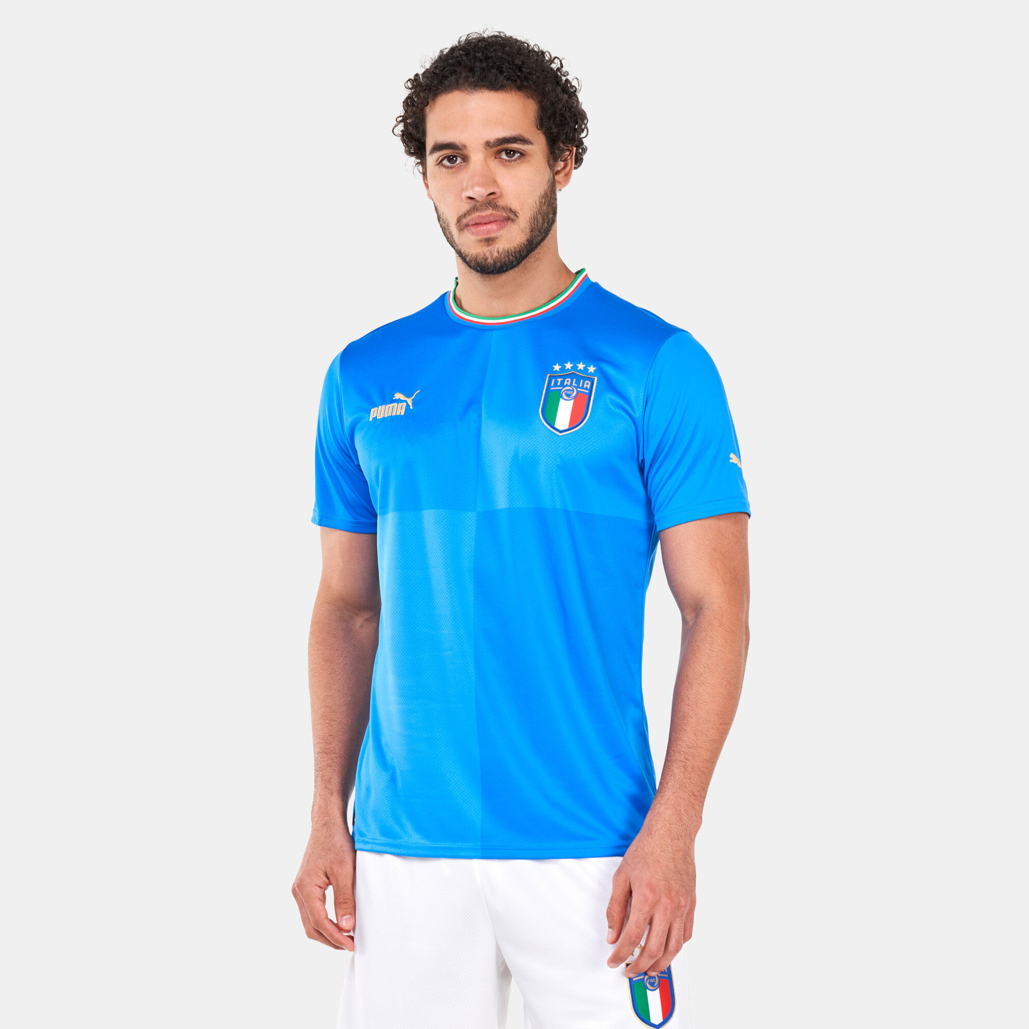 Buy PUMA Men s Italy Home Jersey 2022 23 Blue in Kuwait SSS