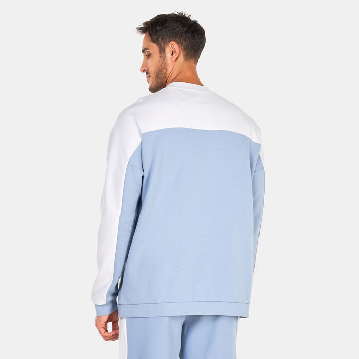 EA7 Emporio Armani Men's Train Tonal Block Sweatshirt Blue image number 1