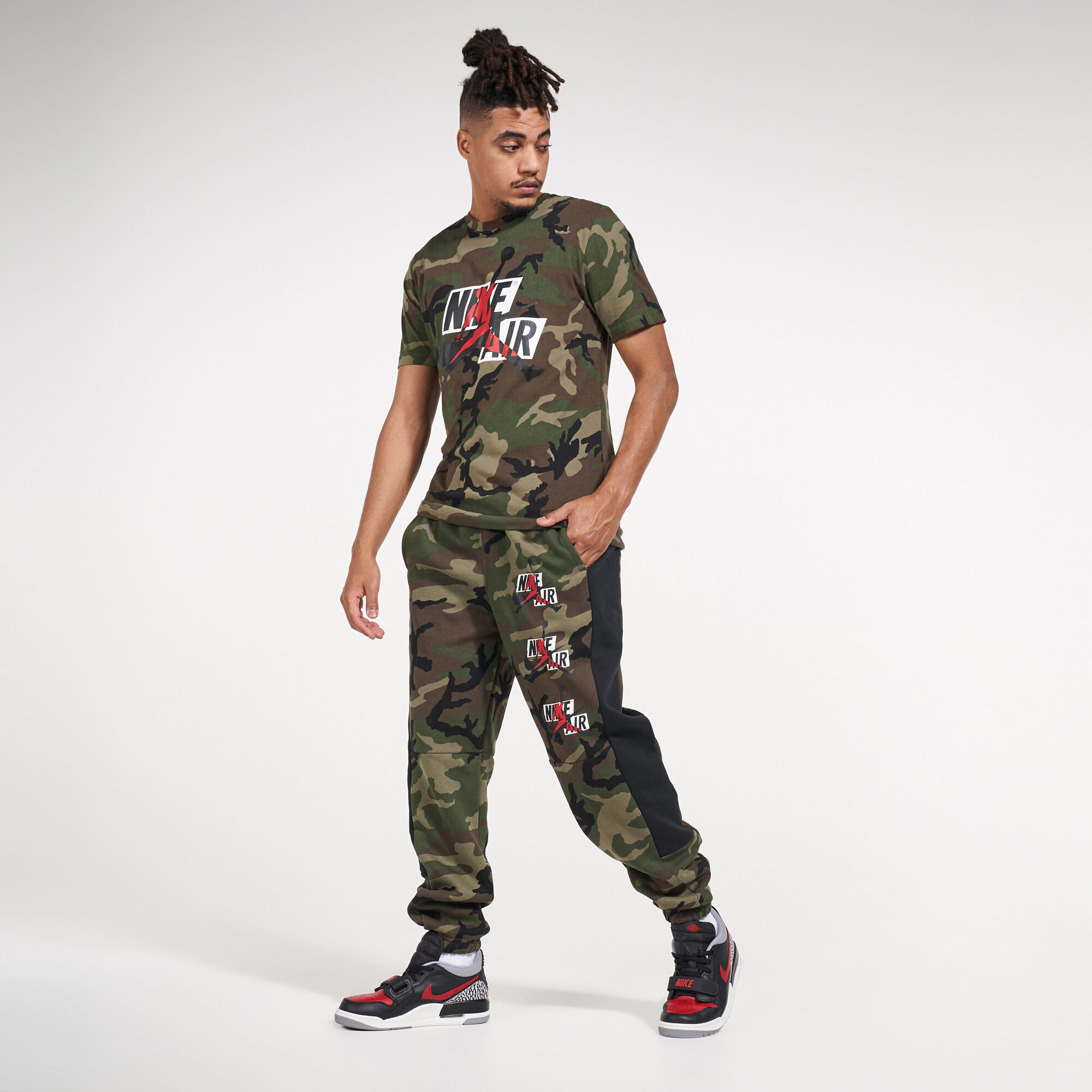 Men s Jumpman Classics Camo Fleece Pants