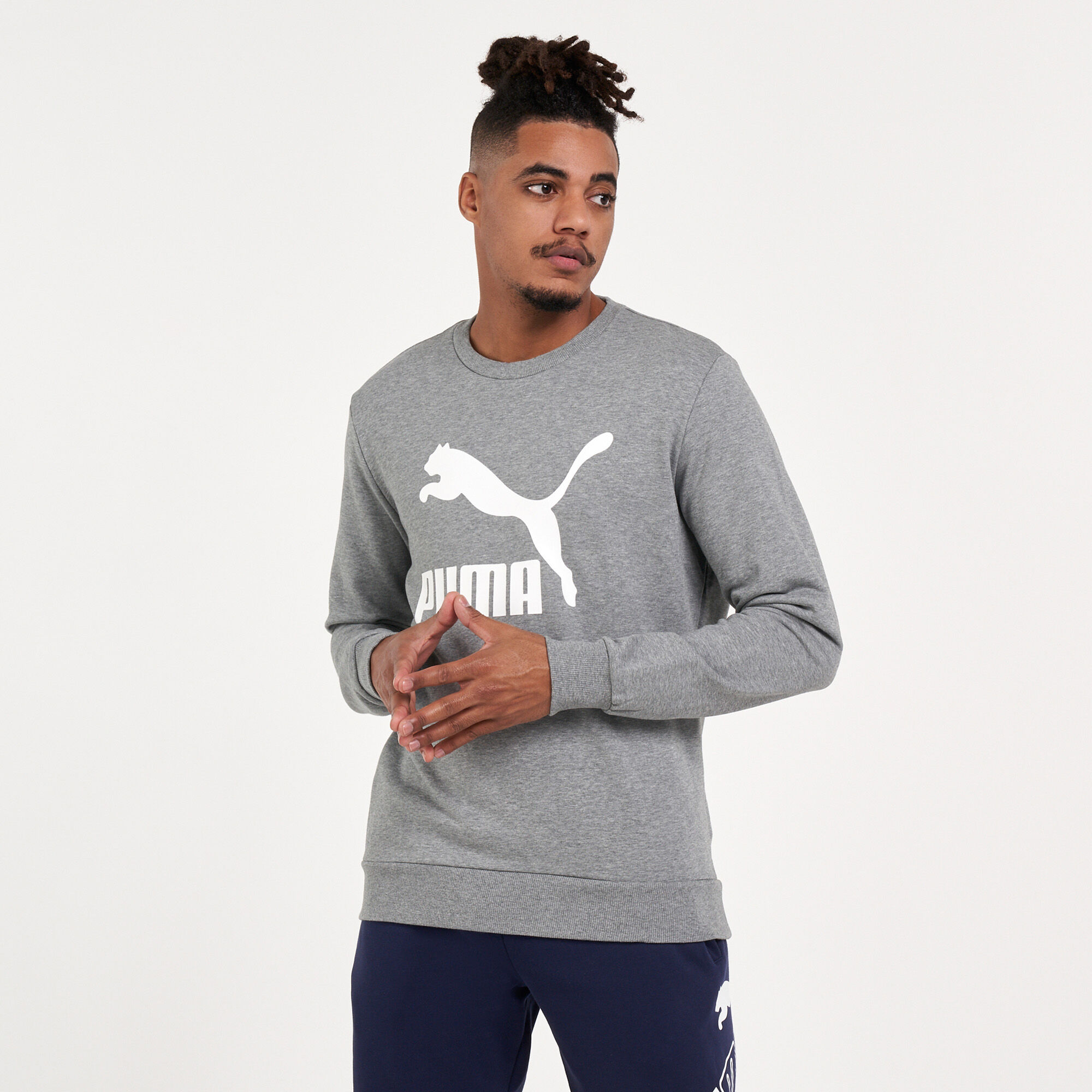 Puma men's crew neck sweatshirt top