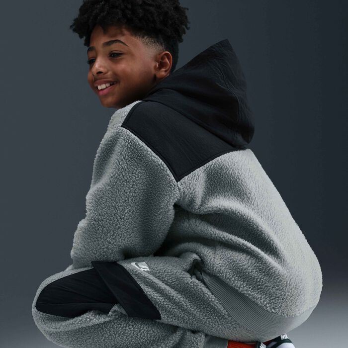 Nike Kids' Sportswear Club Fleece Cargo Pants Grey image number 3