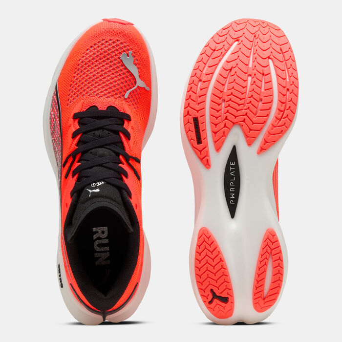 PUMA Men's Deviate NITRO 3 Road Running Shoes Red image number 3