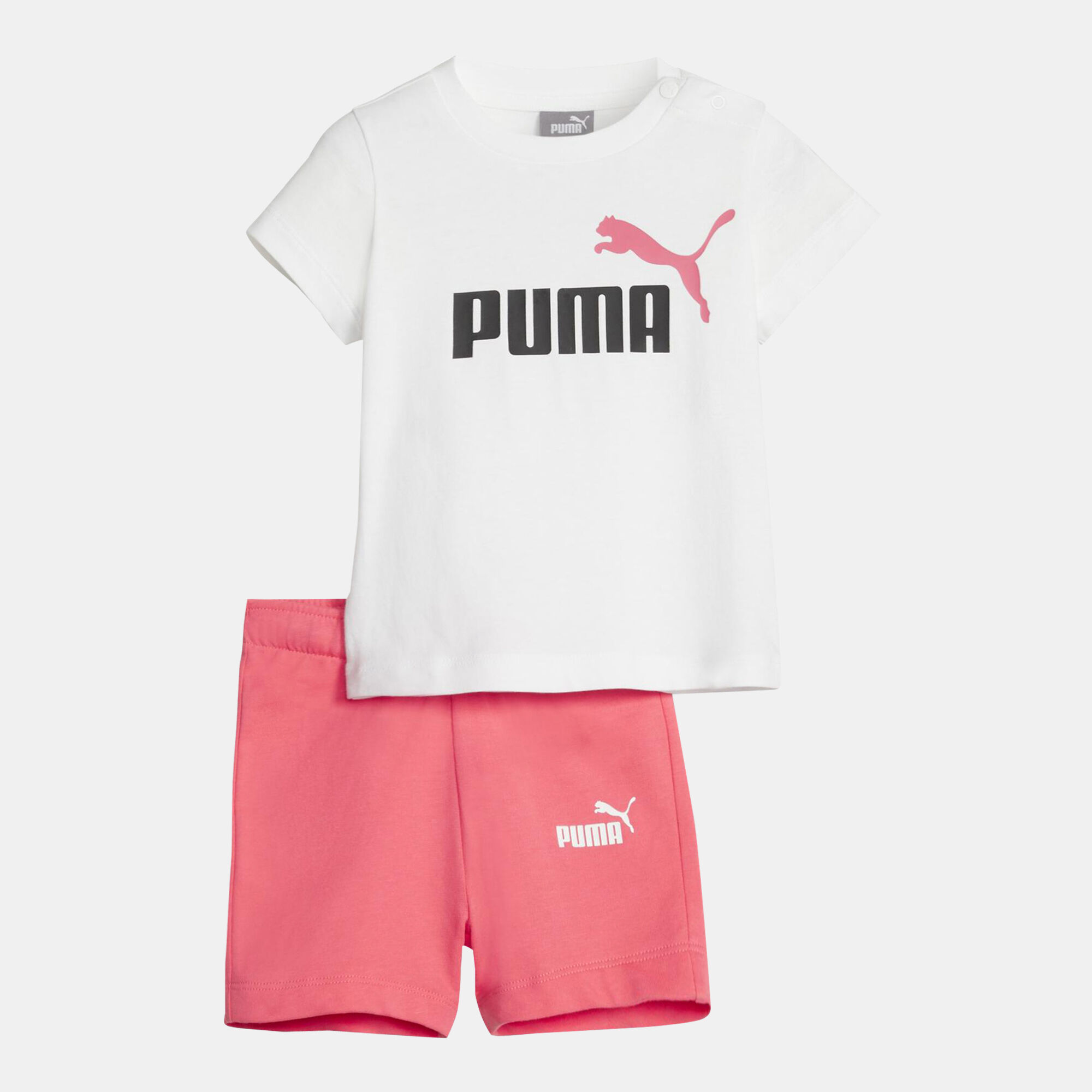 Kids Minicats T Shirt and Shorts Set Baby and Toddler Pink PUMA in Kuwait SSS