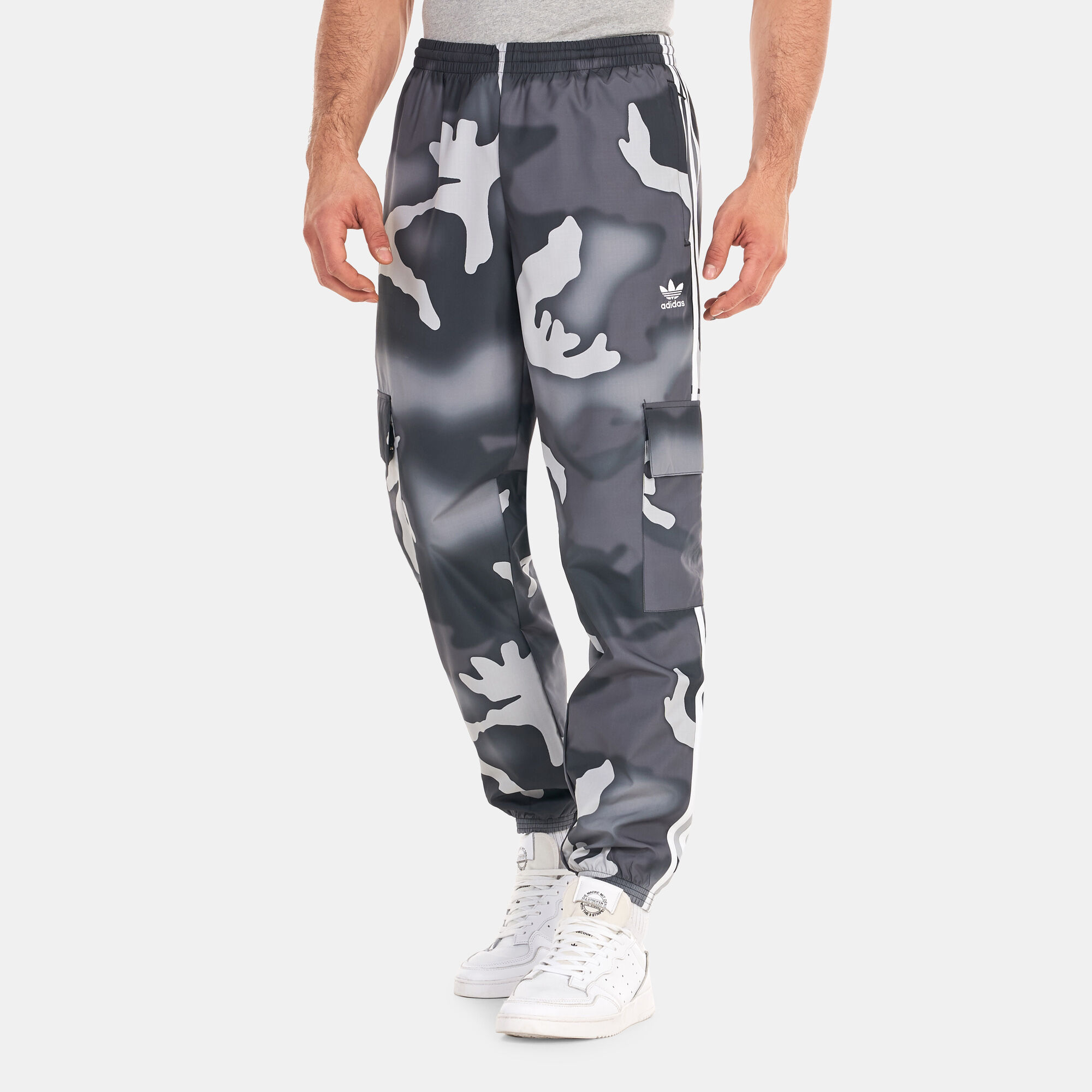 Adidas camo joggers top