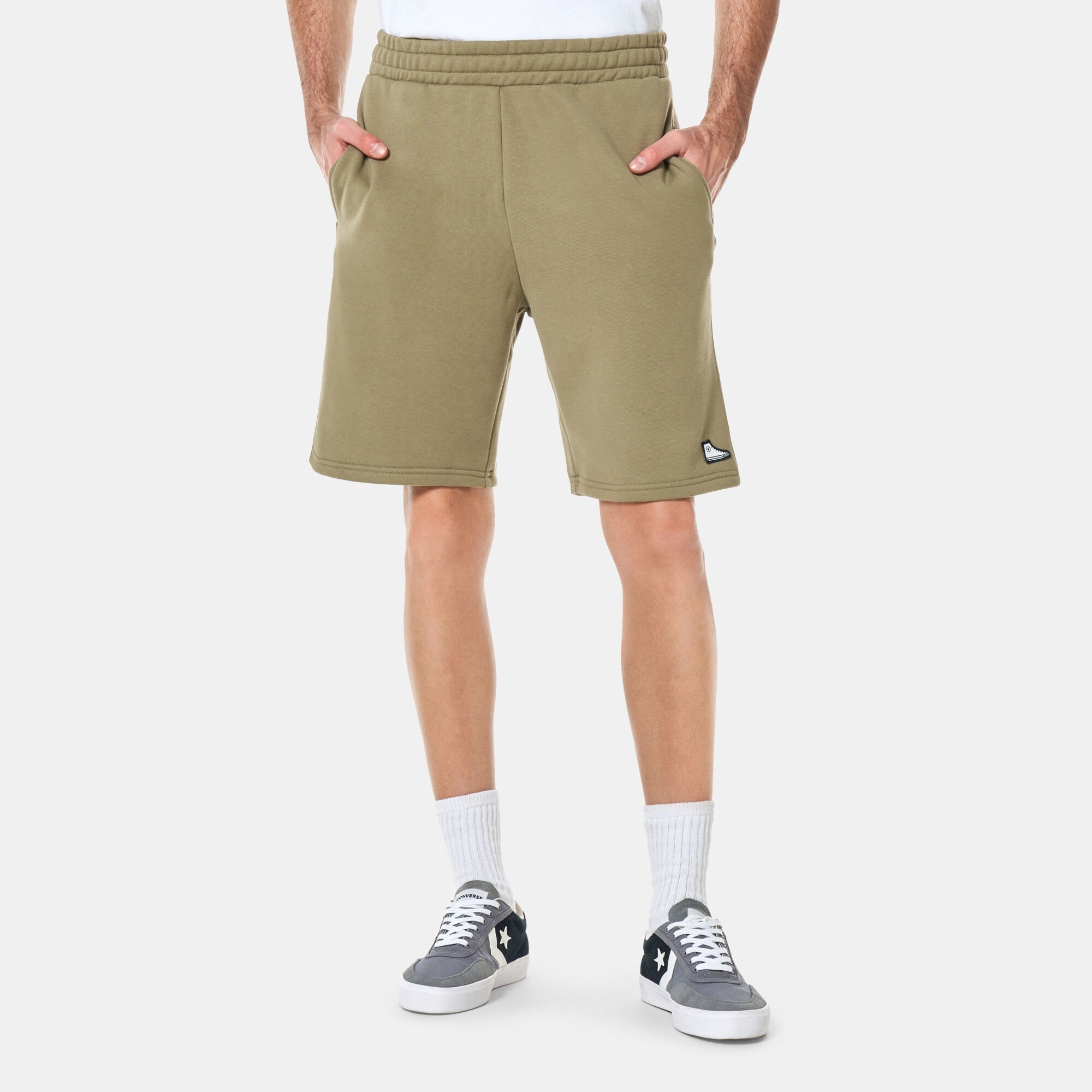 Go To Sneaker Patch Shorts Green Converse in Kuwait SSS