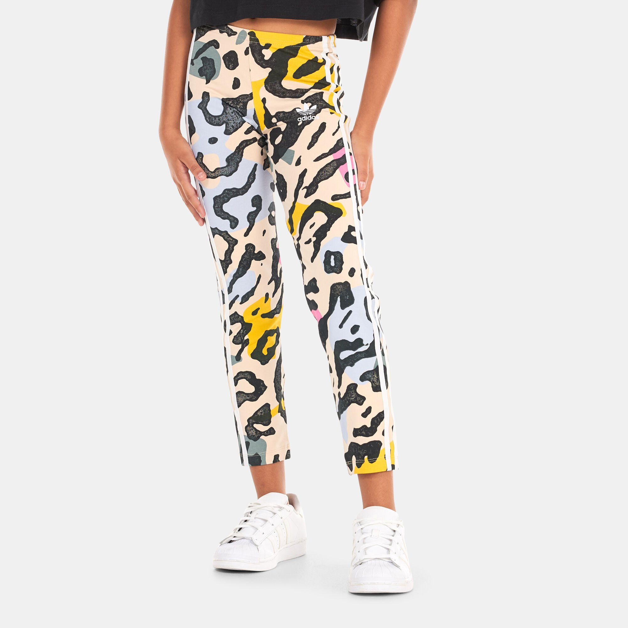 Buy adidas Originals Kids Animal Print Leggings Multi in Kuwait SSS