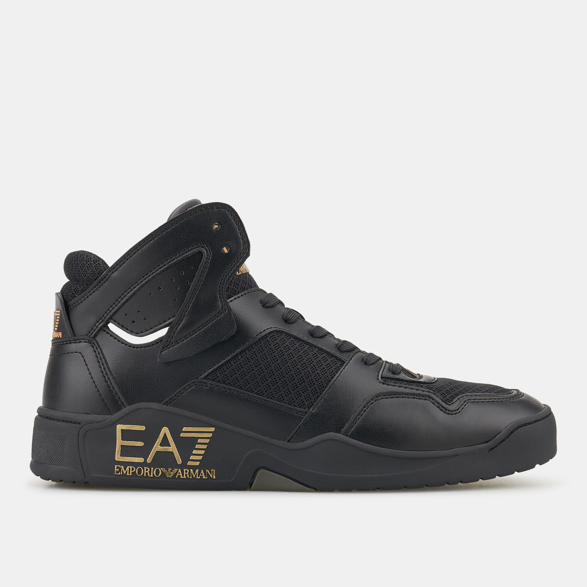 Men s Basket Mid Shoes Black EA7 Emporio Armani in Kuwait SSS
