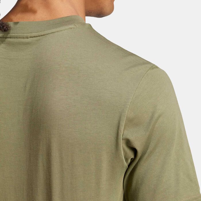 adidas Men's Essentials T-Shirt Green image number 4