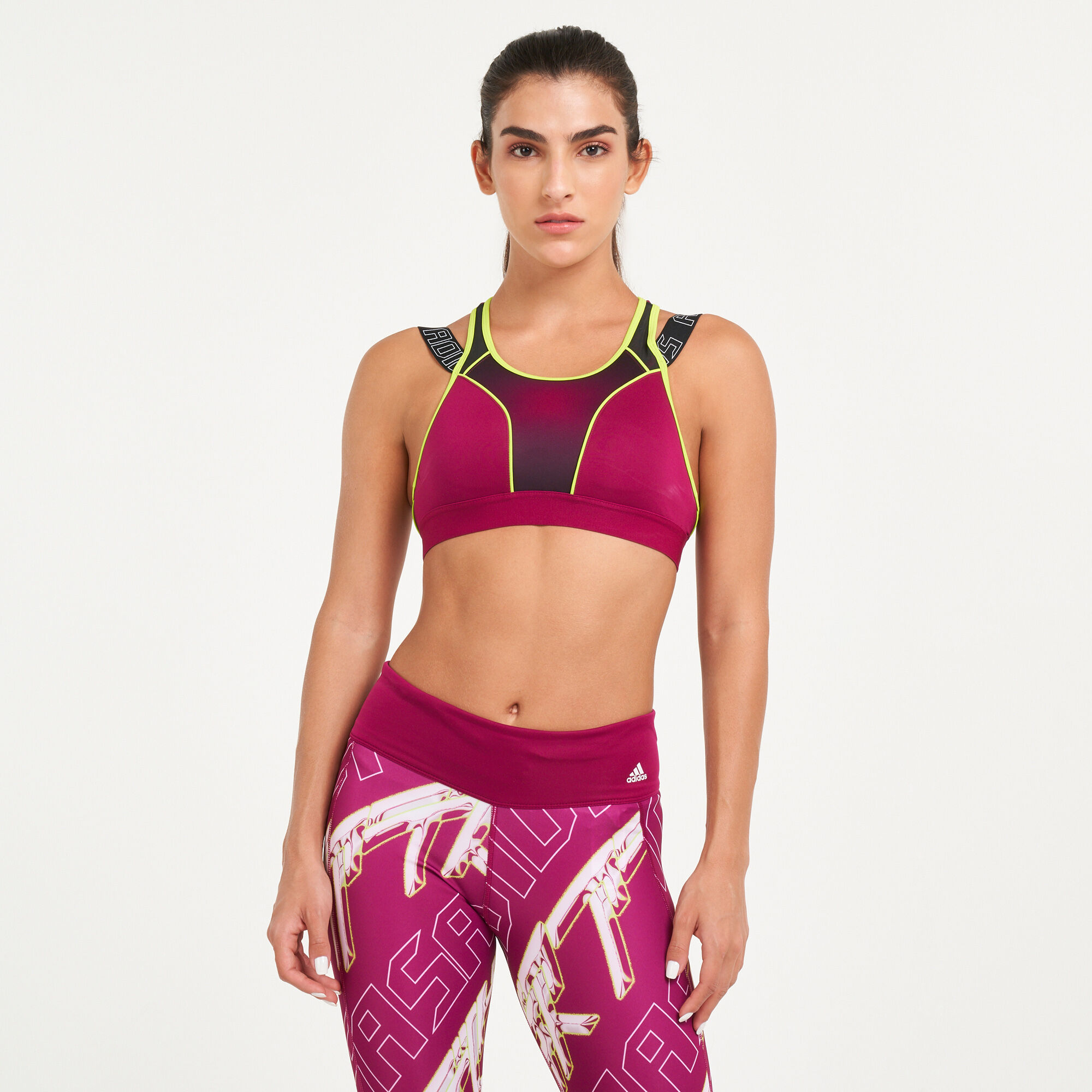 Adidas sports bra hot sale and leggings set