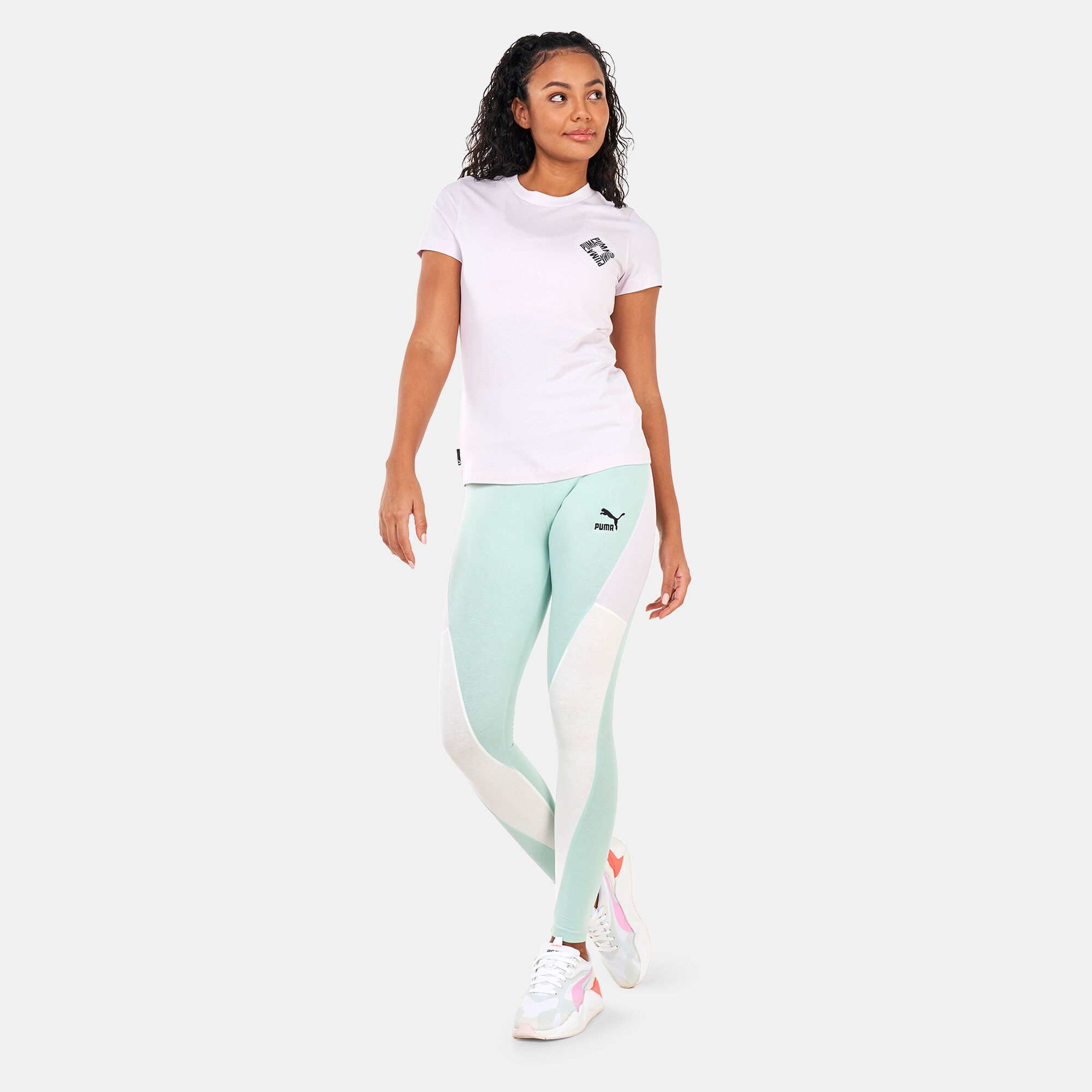 Puma leggings green shop