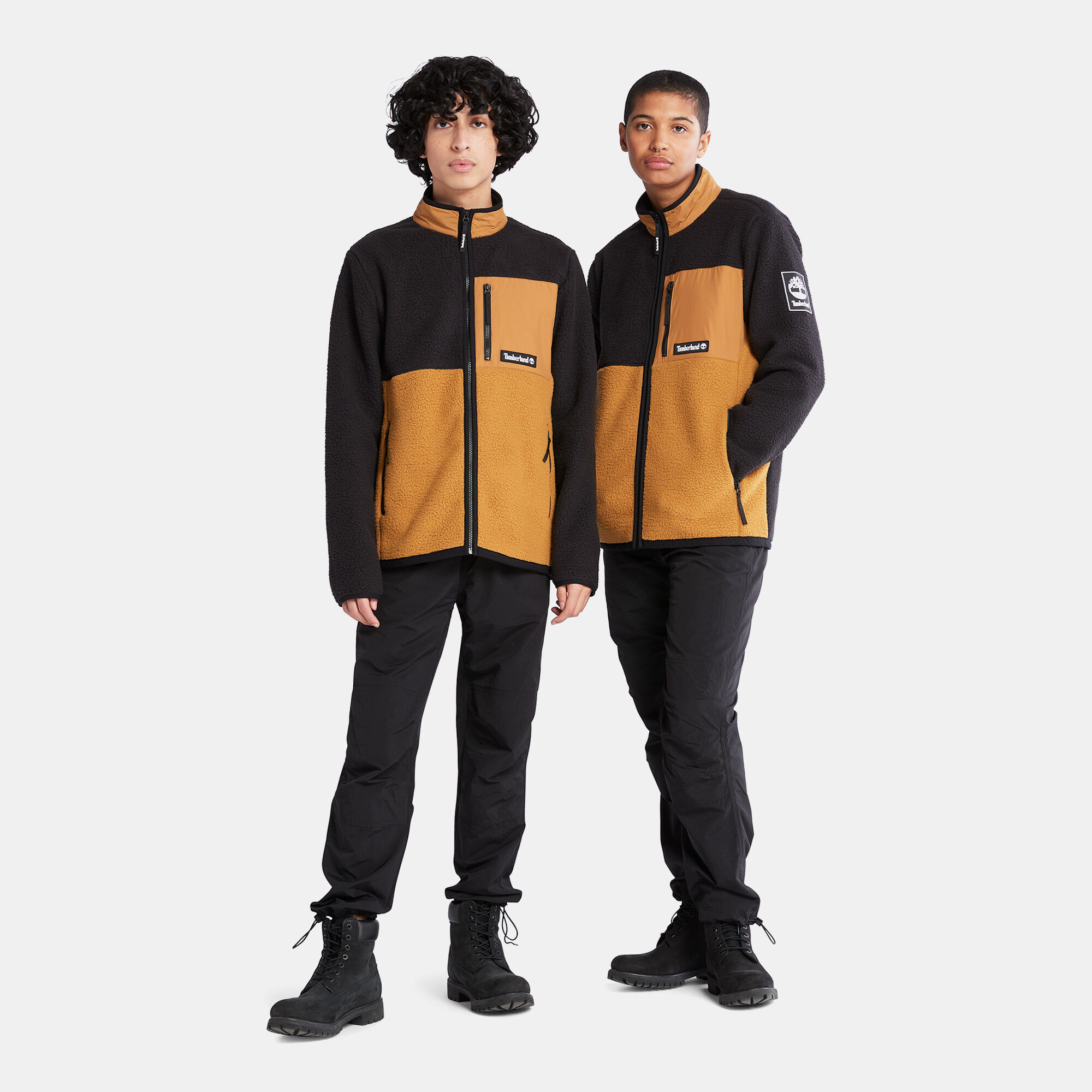 Timberland archive sherpa fleece jacket online