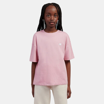 New Balance Kids' Small Logo Shorts Pink