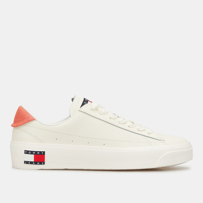 Tommy Hilfiger Women's Jeans Vulcanized Low-Top Shoes White image number 0