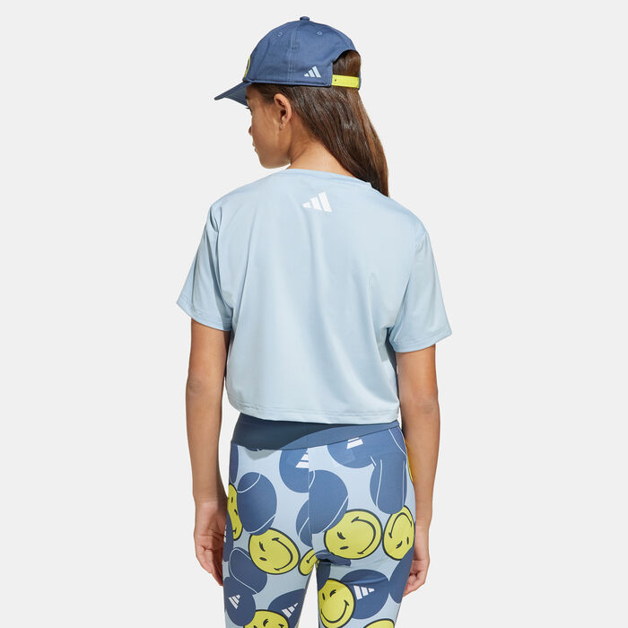 adidas Kids' Smileyworld Training T-Shirt Blue image number 1