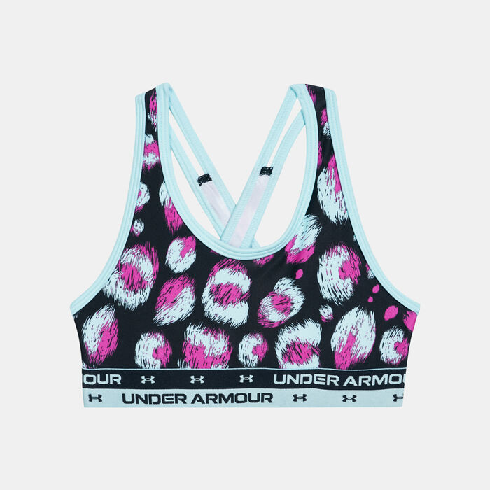 Under Armour Crossback Printed Sports Bra Junior