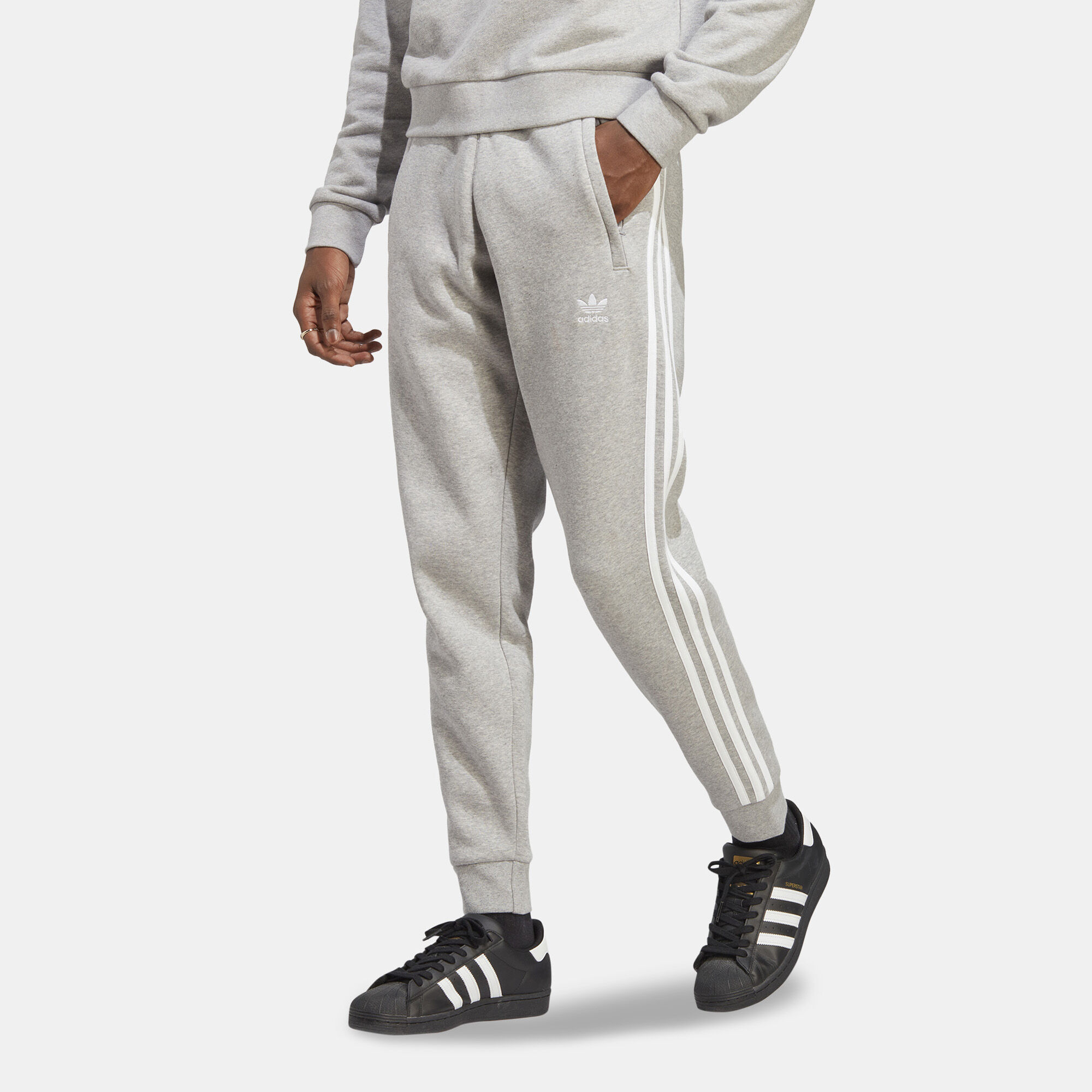 Men s 3 Stripes Pants Grey adidas Originals in Kuwait SSS