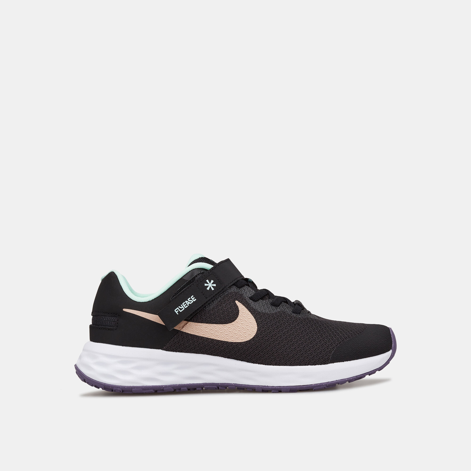 Kids Revolution 6 FlyEase Easy On Off Running Shoe Older Kids Black Nike in Kuwait SSS
