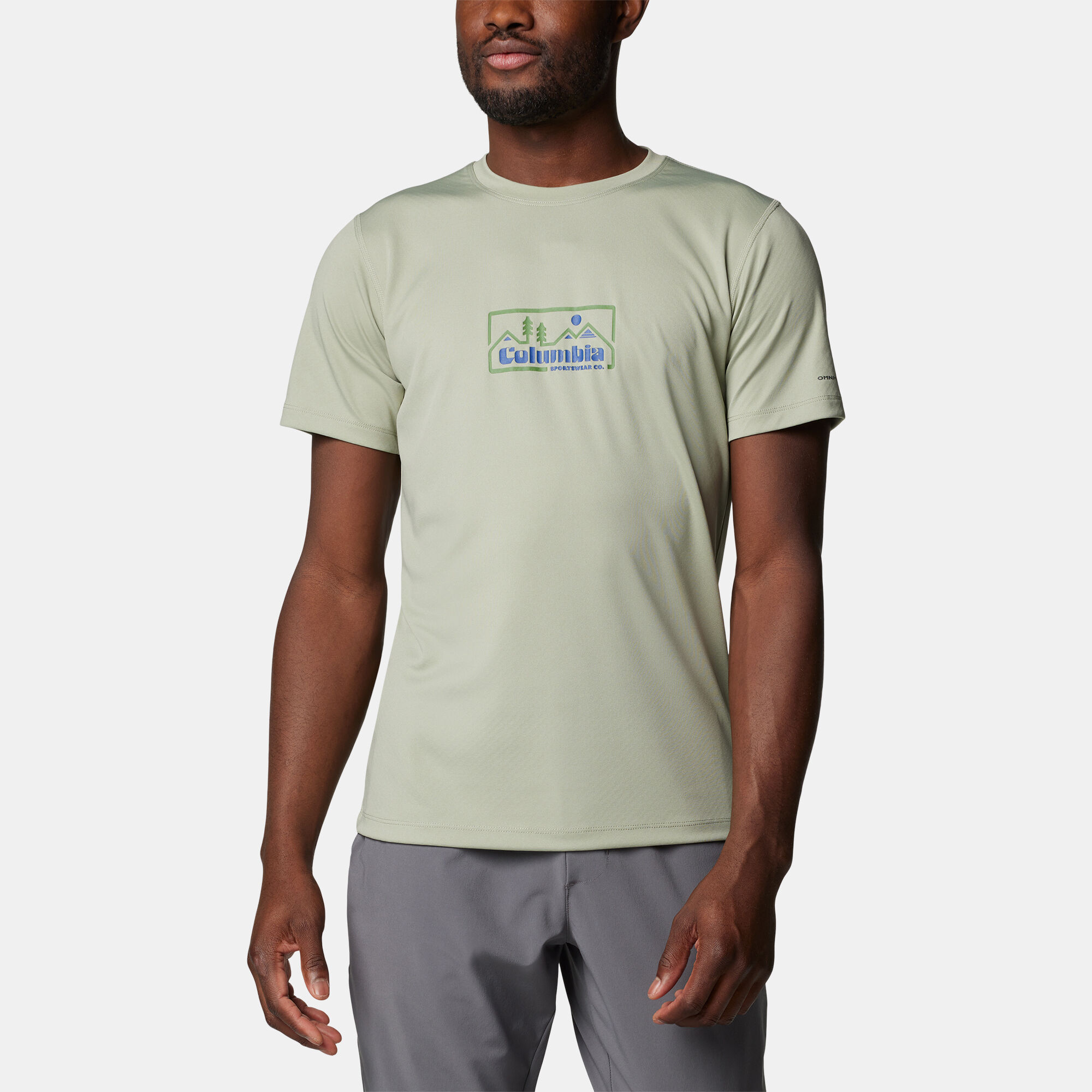 Men s Zero Rules Graphic T Shirt Green Columbia in Kuwait SSS