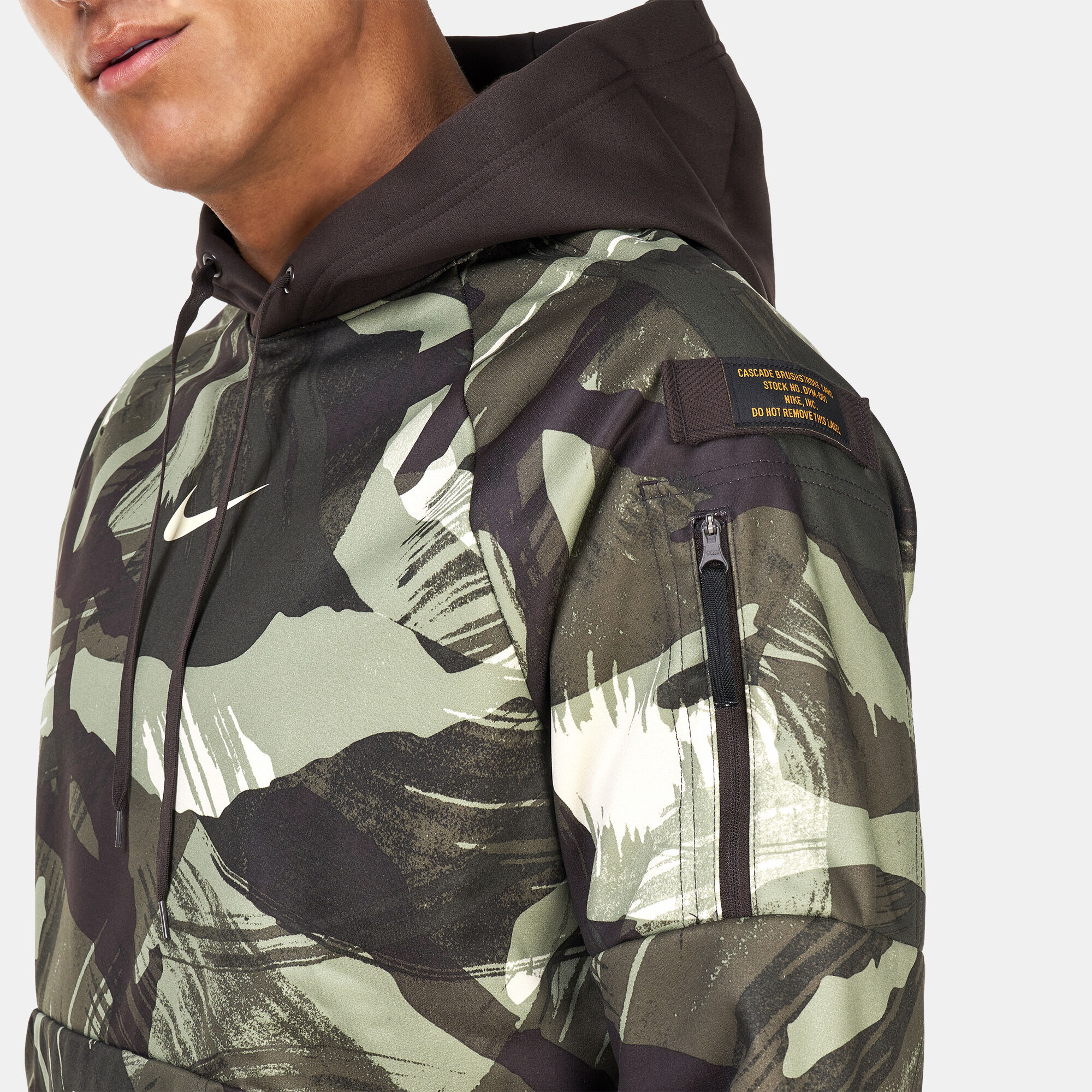 Men s Therma FIT Camo Allover Print Hoodie Green Nike in Kuwait SSS