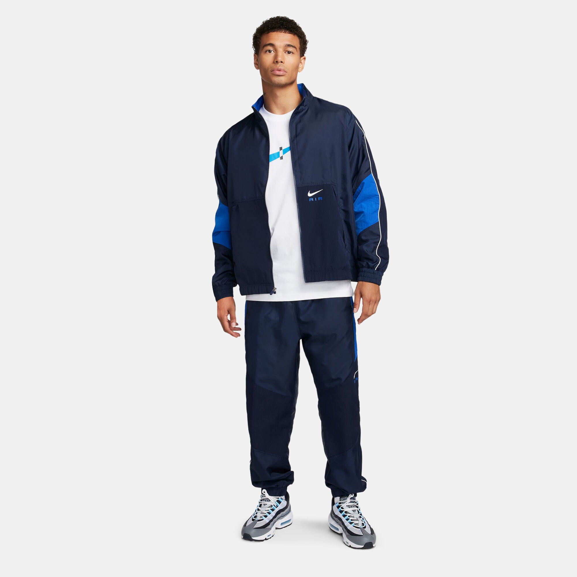 Men s Air Tracksuit Jacket Blue Nike in Kuwait SSS