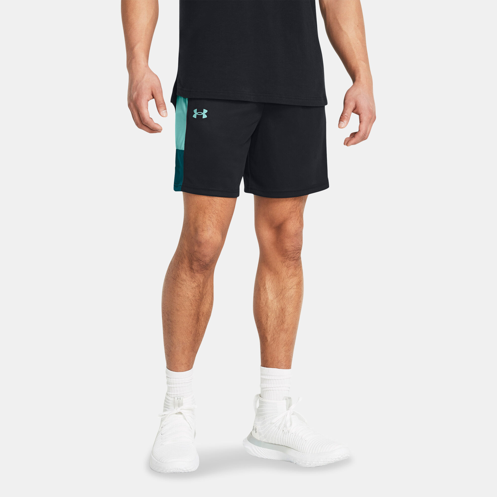 Shop Under Armour Men's Zone Training Shorts Black Online in