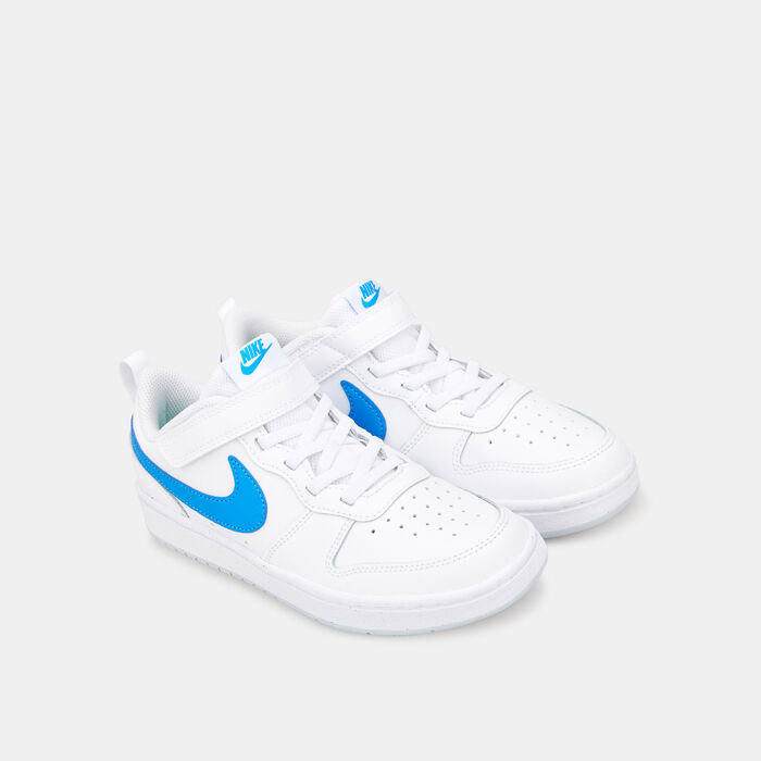 Nike Kids' Court Borough Low 2 Shoe (Younger Kids) White image number 1