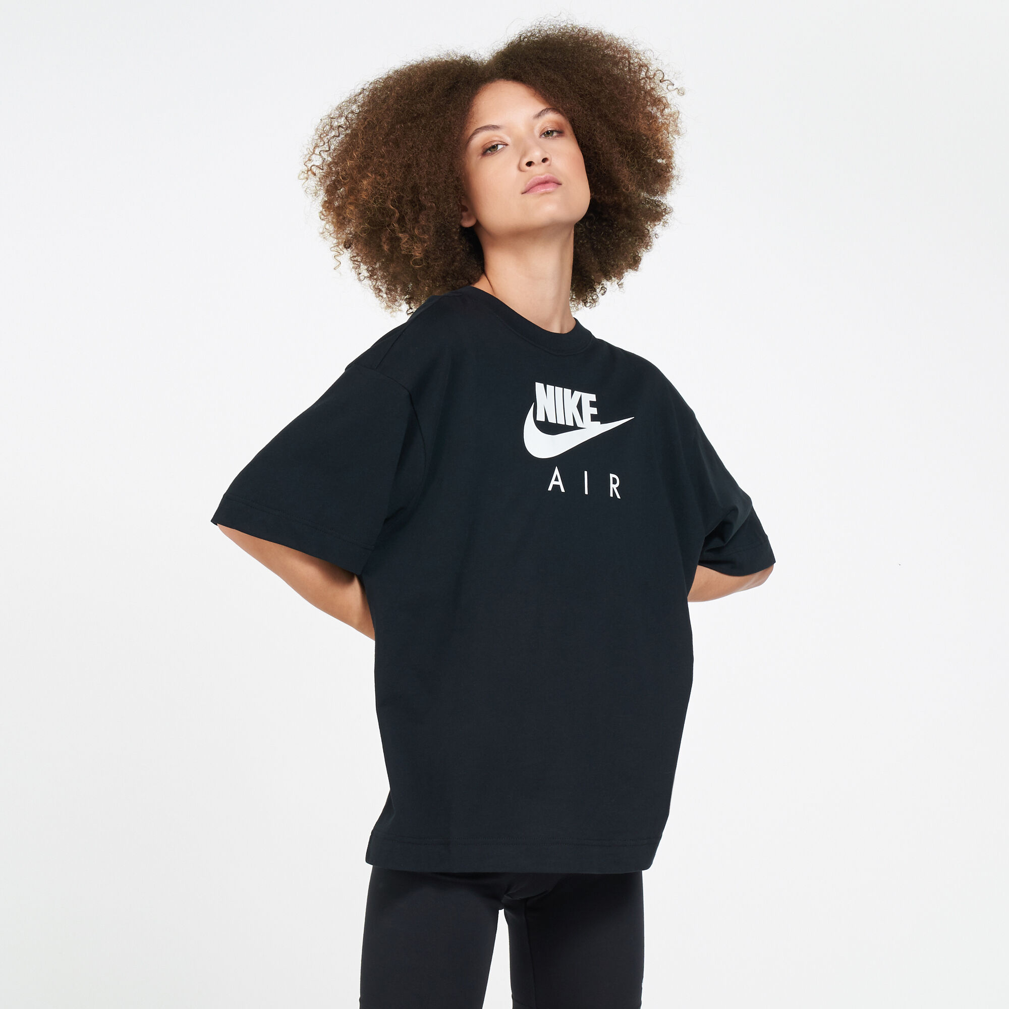 Women s Sportswear Air T Shirt Black Nike in Kuwait SSS