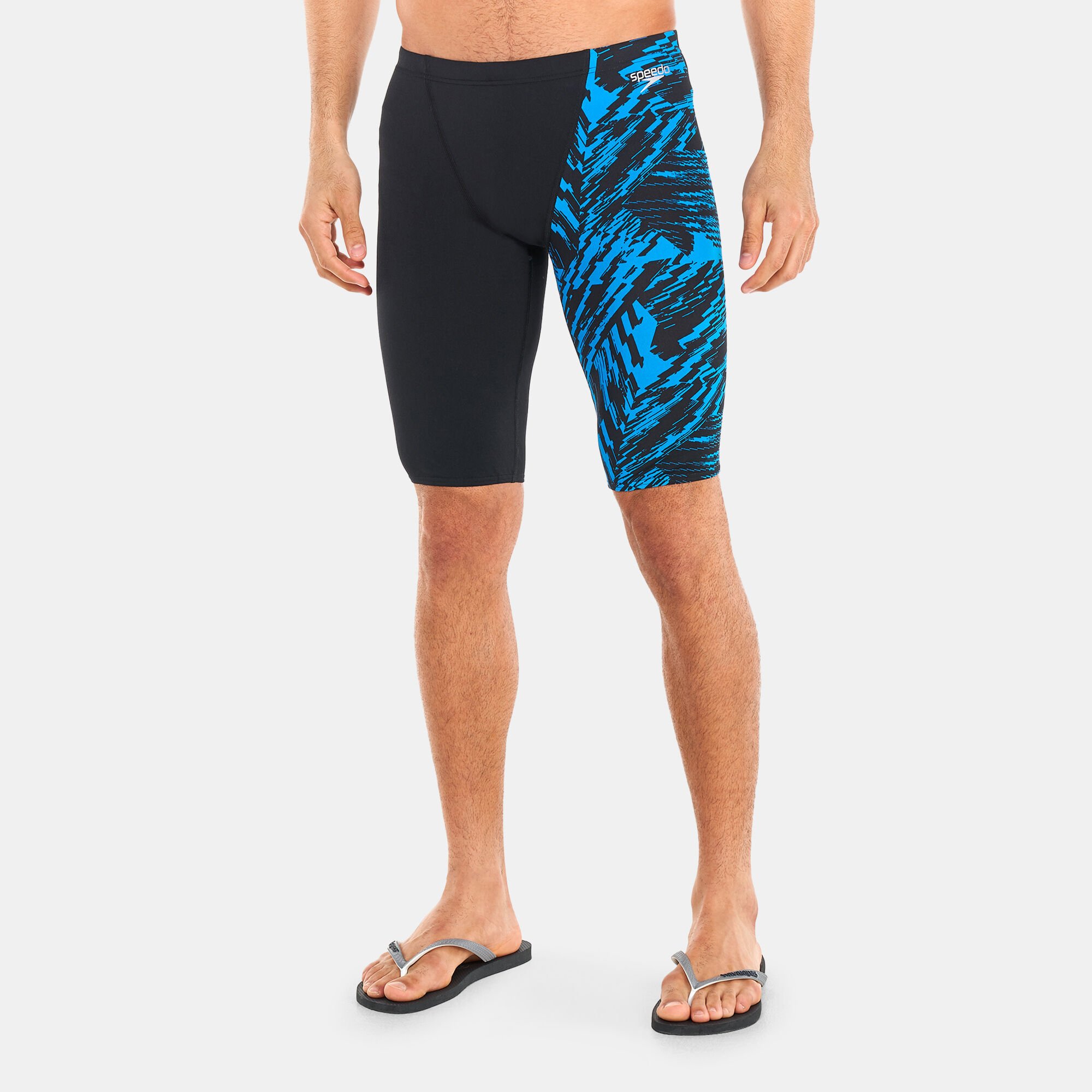 Men s Allover V Cut Swimming Jammer Shorts