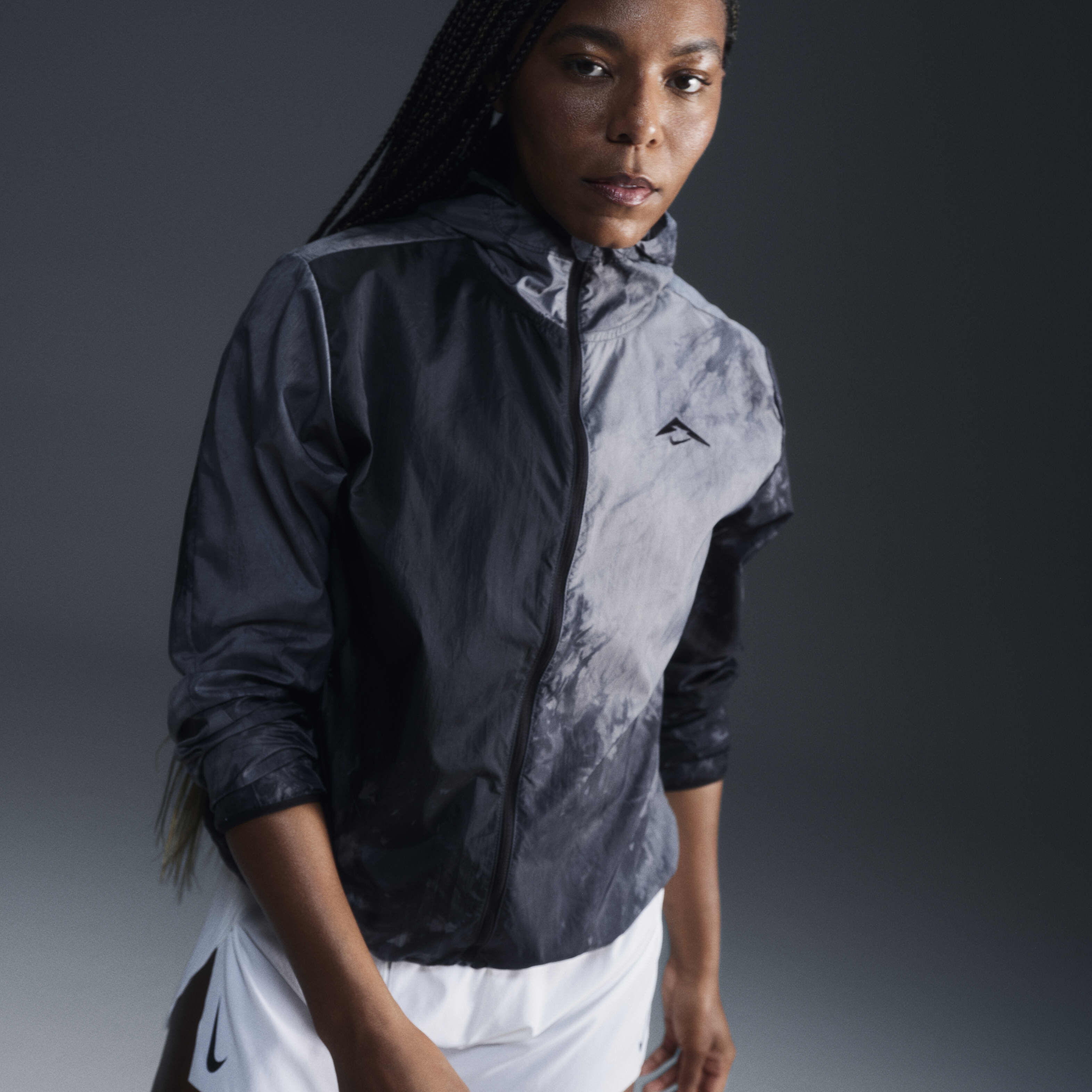 Women s Trail Repel Running Jacket Grey Nike in Kuwait SSS