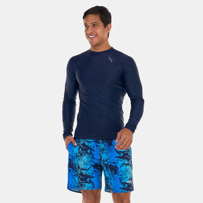 Buy Plus Size Big Men & Women Guard Zippered Loose Fit Swim Shirt  (Azure, 48 to 50 inch chest) Online at desertcartKUWAIT
