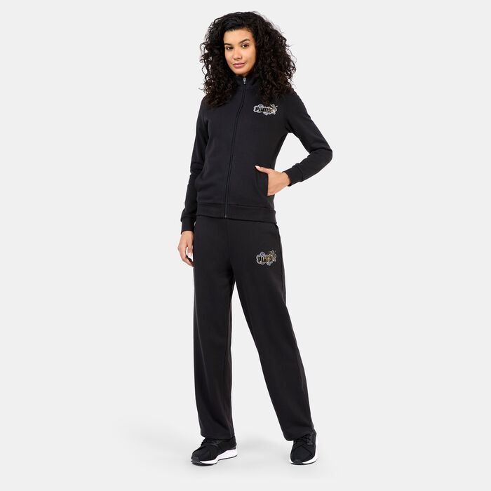 PUMA Women's Essentials+ Class Act Track Jacket Black image number 2
