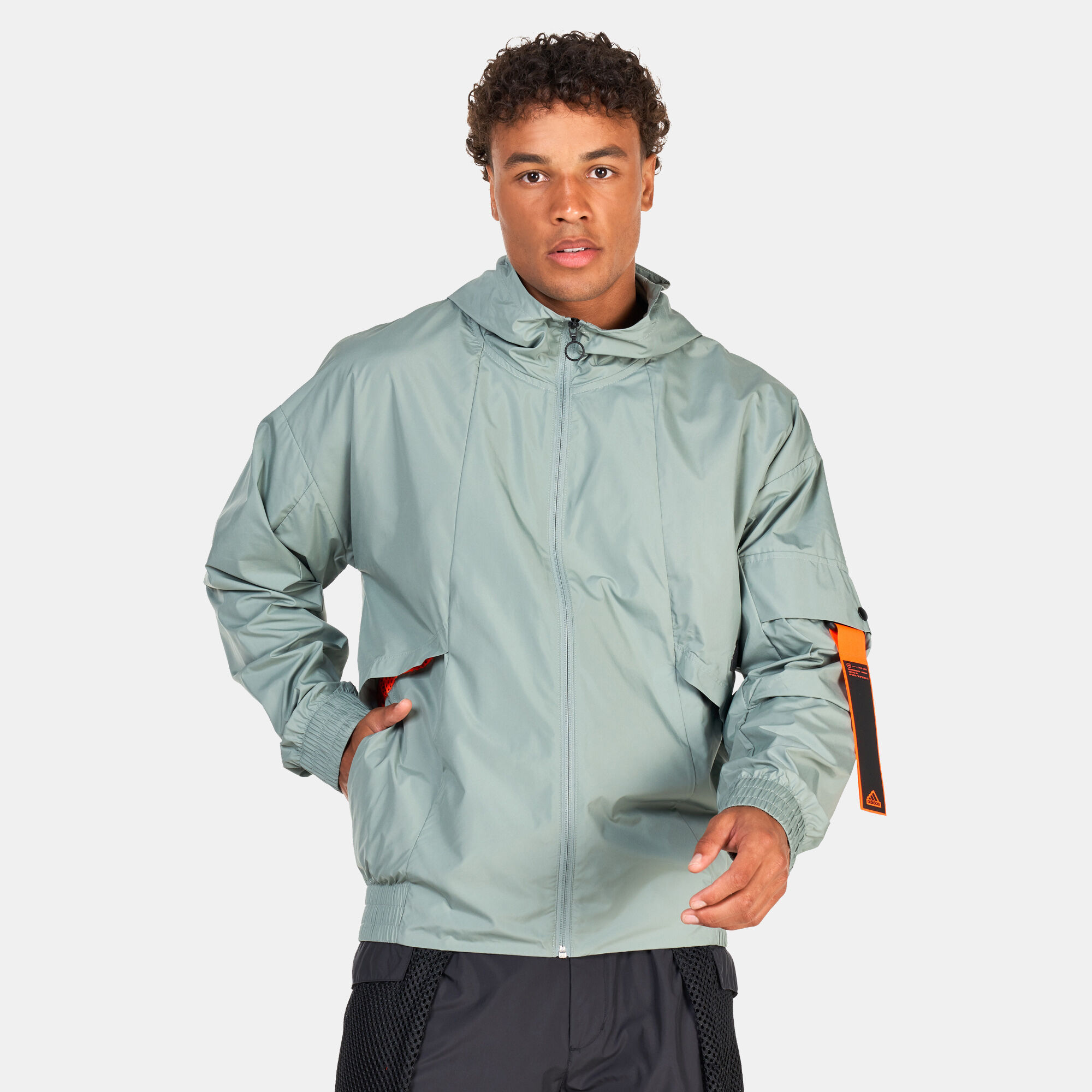 Men s City Escape Windbreaker Jacket Green adidas in Kuwait SSS