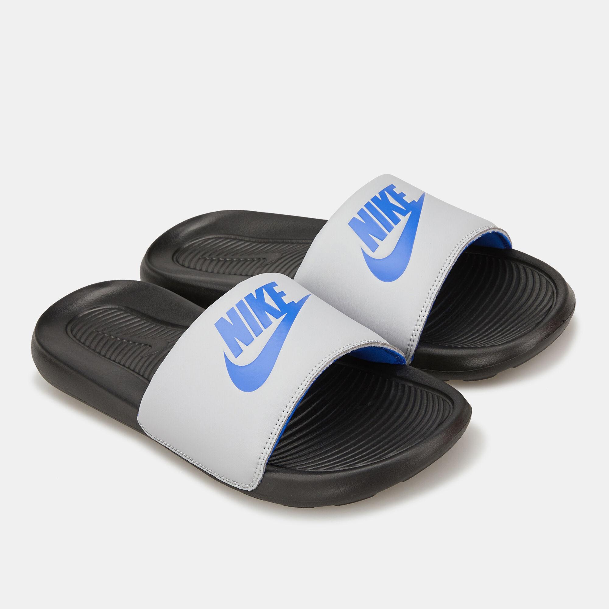Nike benassi slides grey online