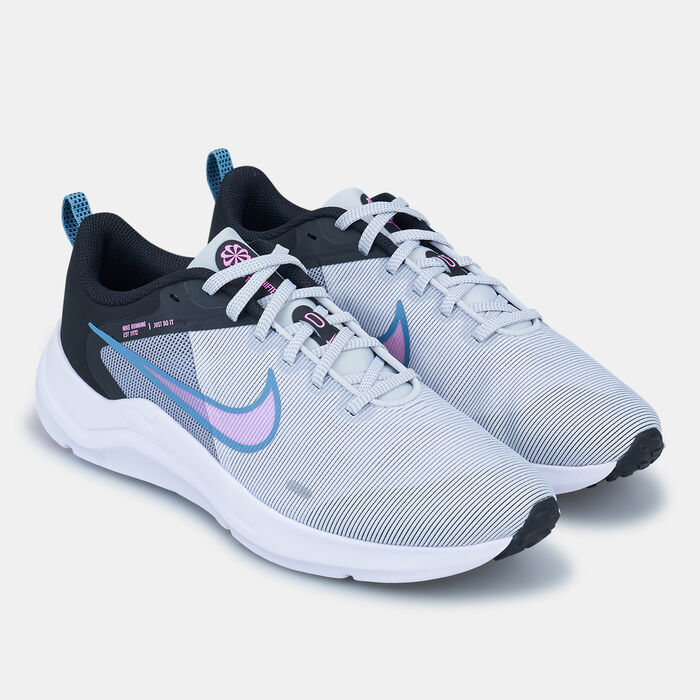 Nike Women's Downshifter 12 Road Running Shoe Grey image number 1