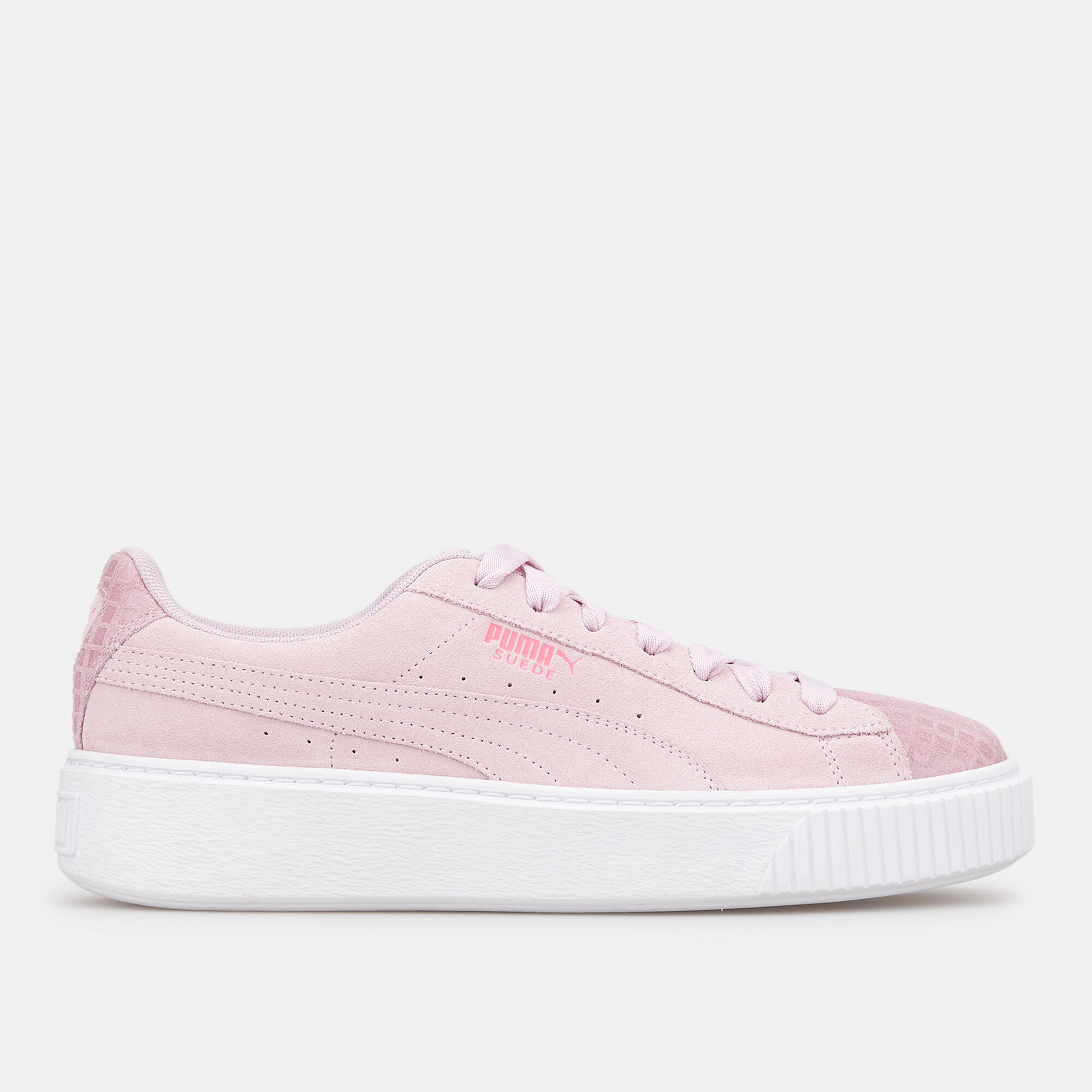 PUMA Women s Suede Platform Street 2 Shoe