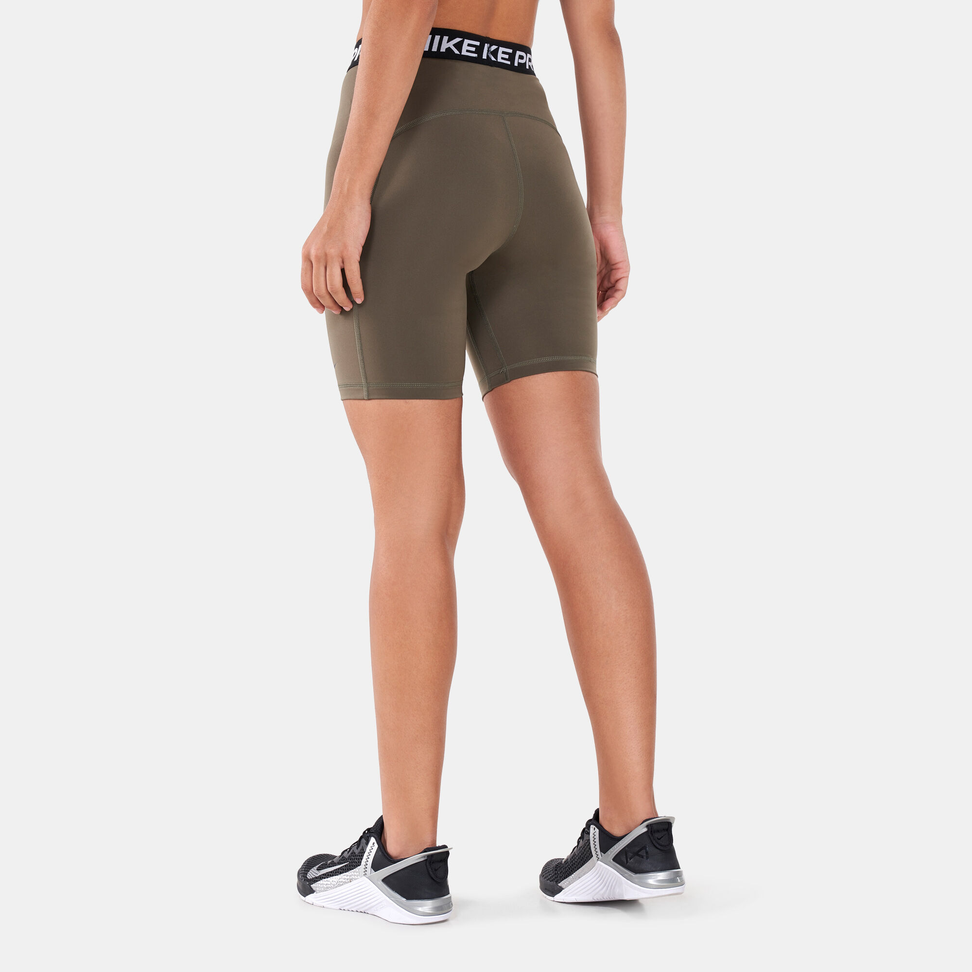 Buy Nike Women s Pro 365 High Rise 7 inch Bike Shorts Brown in