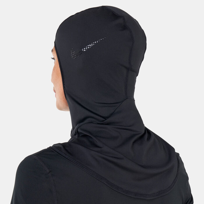 Nike Women's Pro Hijab Black image number 2