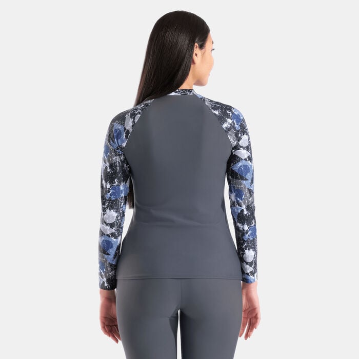 Arena Women's Modesty Long Sleeve Swimming Rashguard Multi image number 1