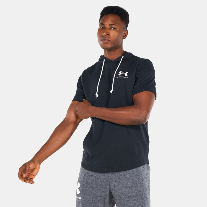 Under Armour Men's Rival Terry Short-Sleeve Hoodie : : Clothing,  Shoes & Accessories