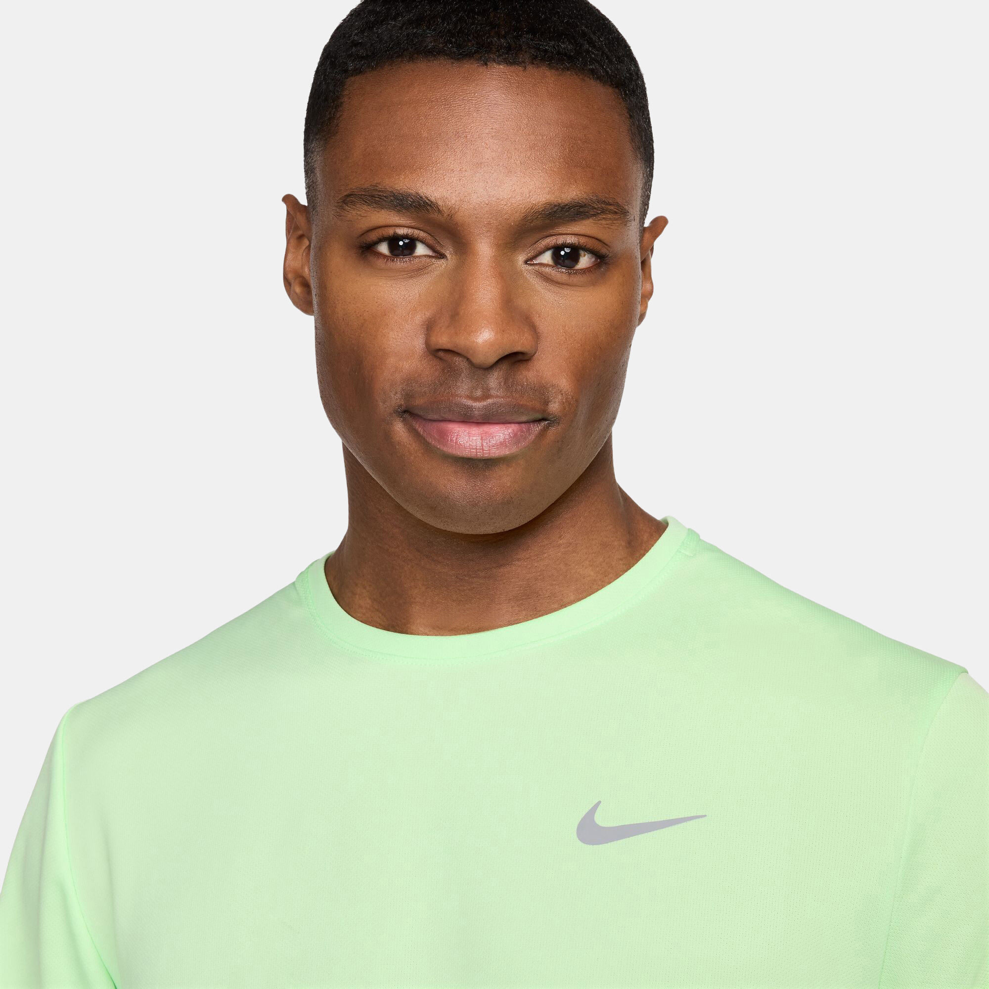 Men s Miler Dri FIT UV Running Top Green Nike in Kuwait SSS