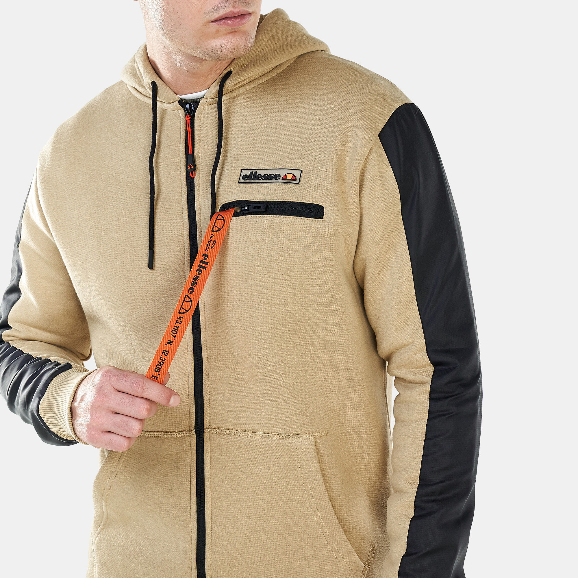 Ellesse hotsell beige hoodie