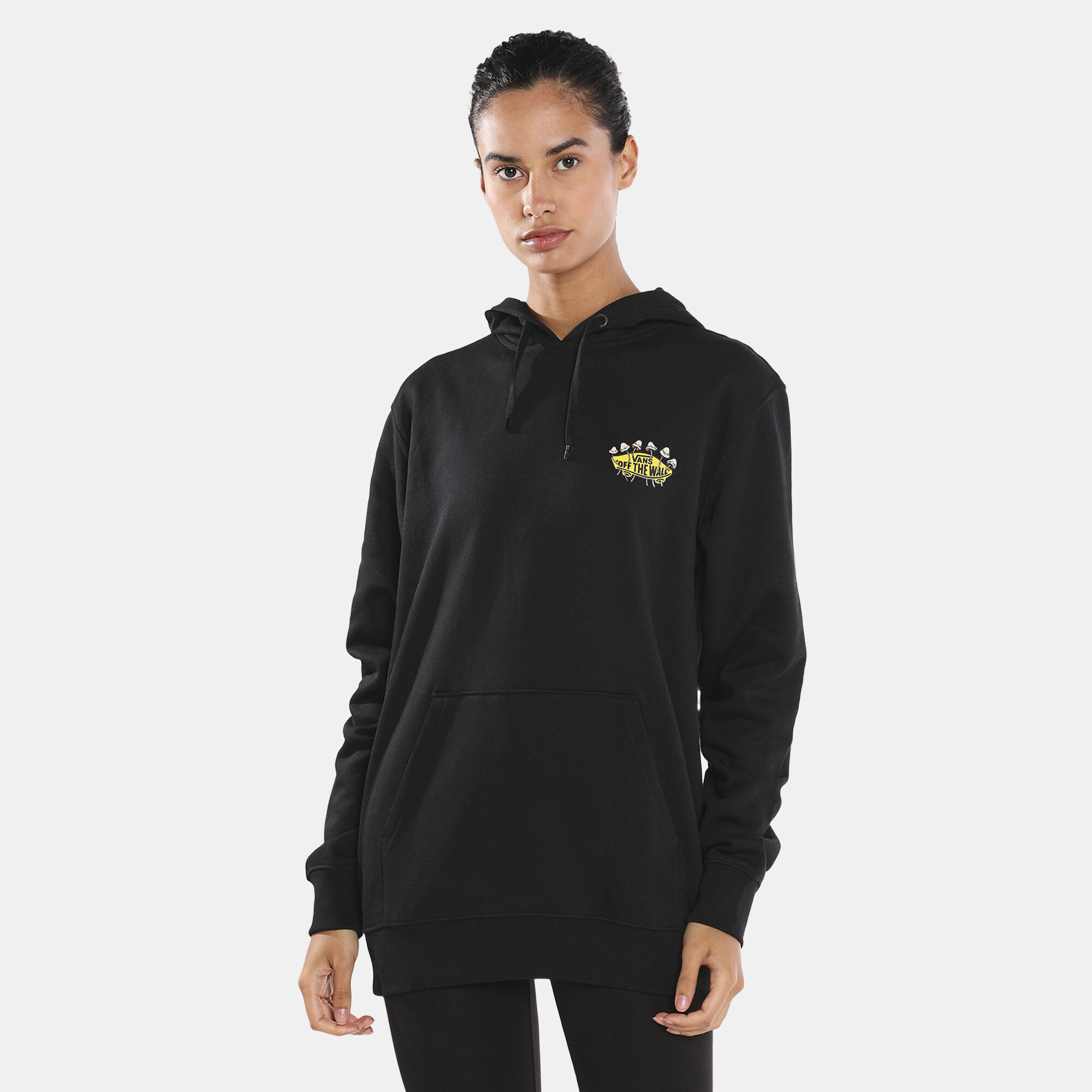 Buy Vans Women s Overgrown Off The Wall Hoodie Black in Kuwait SSS