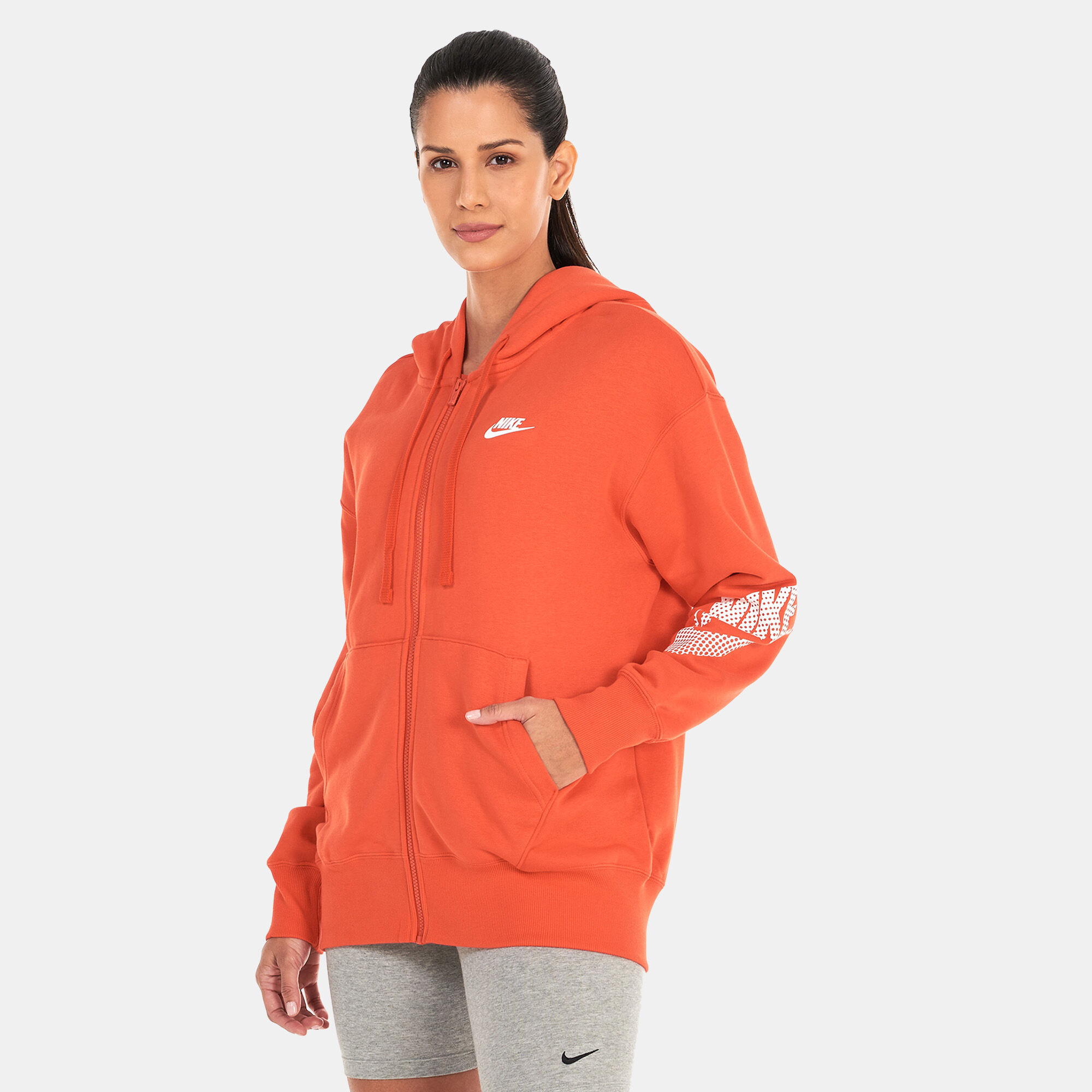Womens orange nike hoodie 2025
