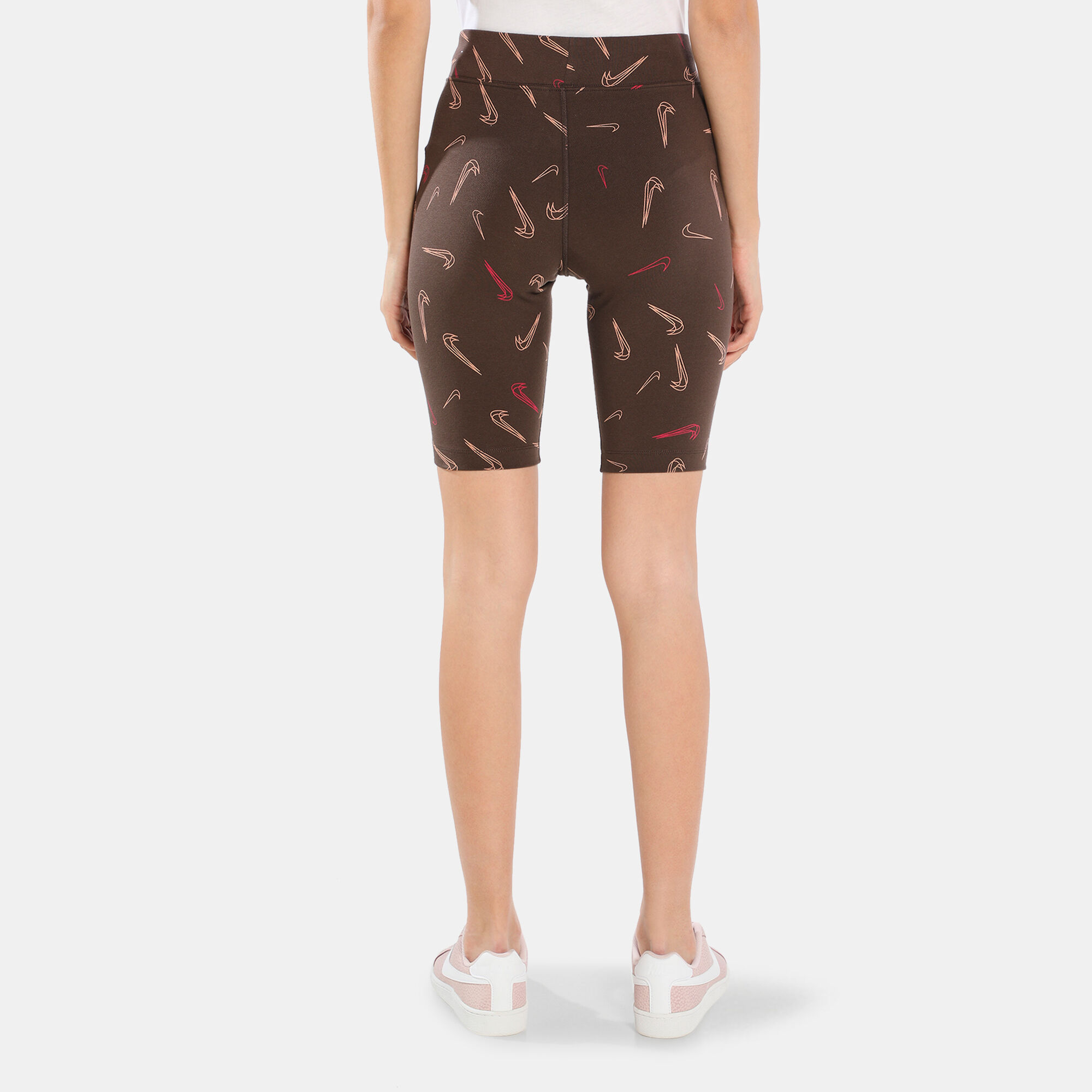 Nike air allover logo print bike short clearance
