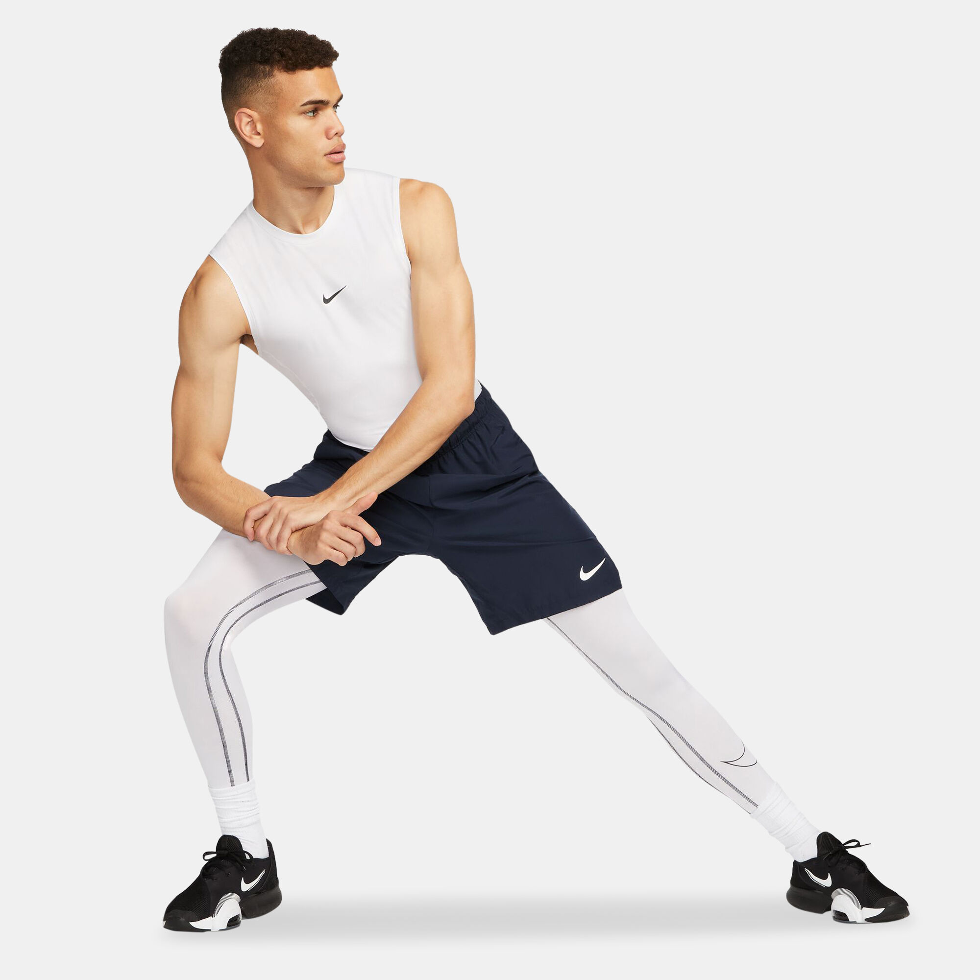 Men's pro sleeveless fitted top sales