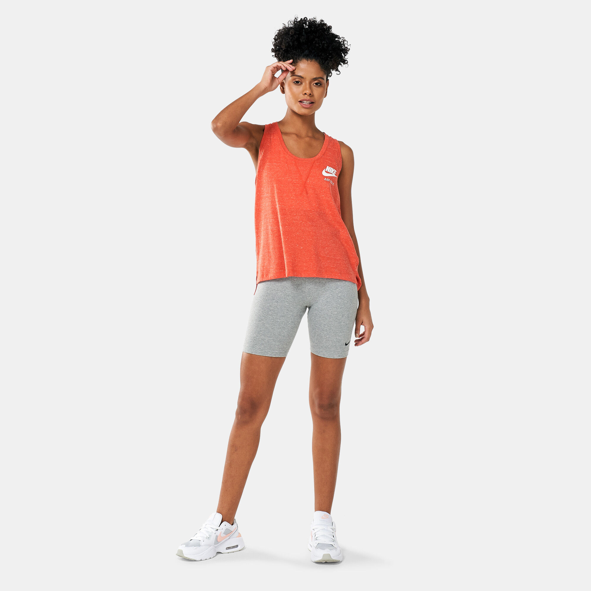Buy Nike Women s Gym Vintage Tank Top Orange in Kuwait SSS