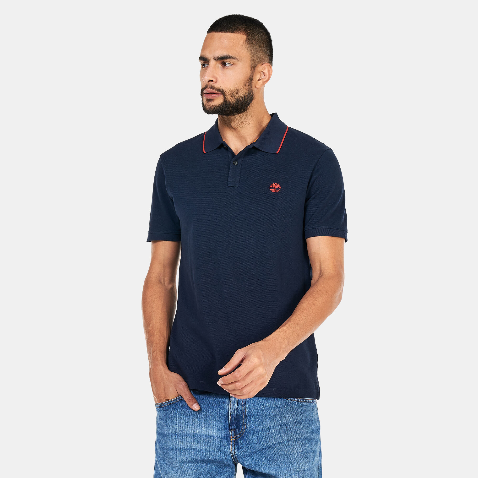Timberland polo slim hot sale fit