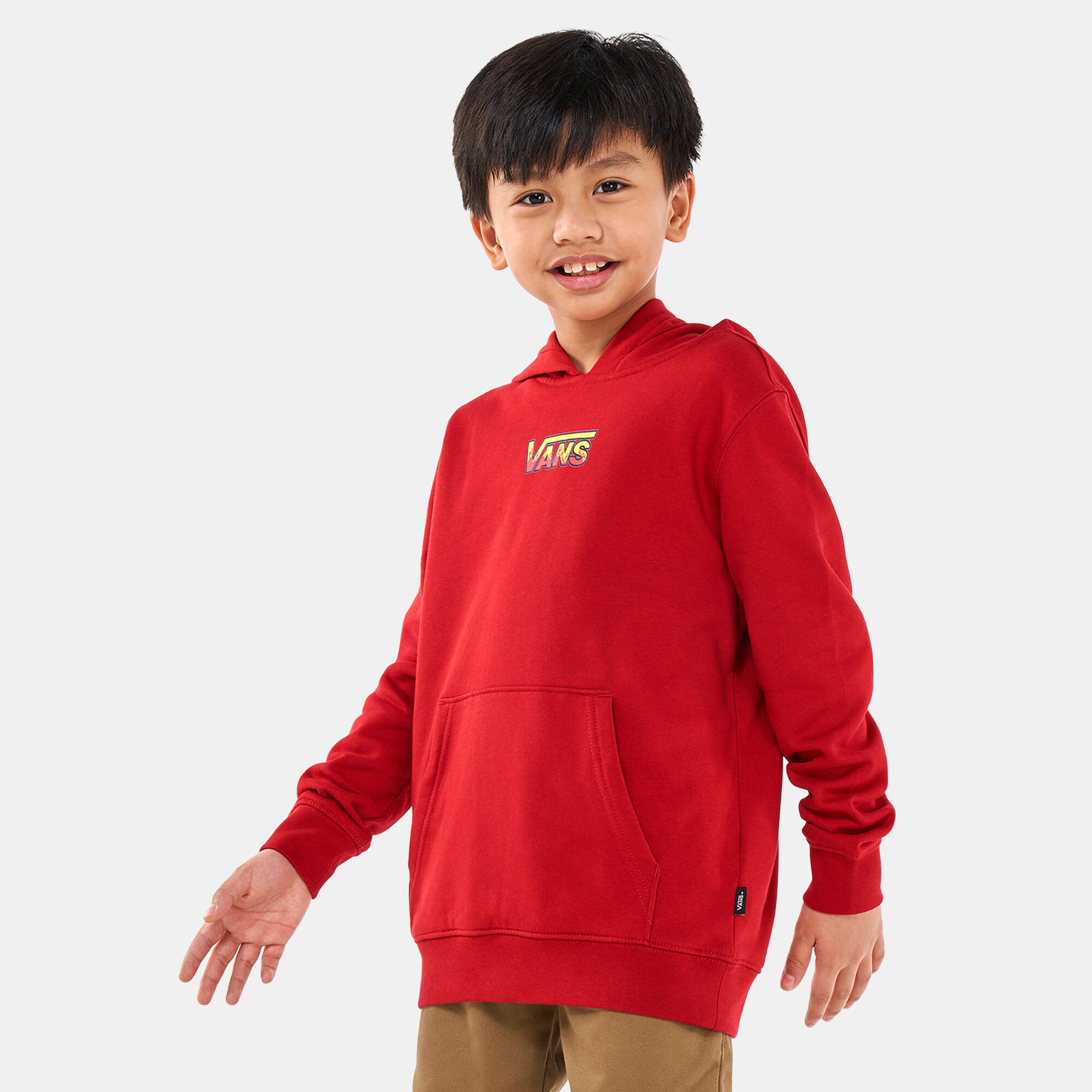 Vans hoodie kids red online